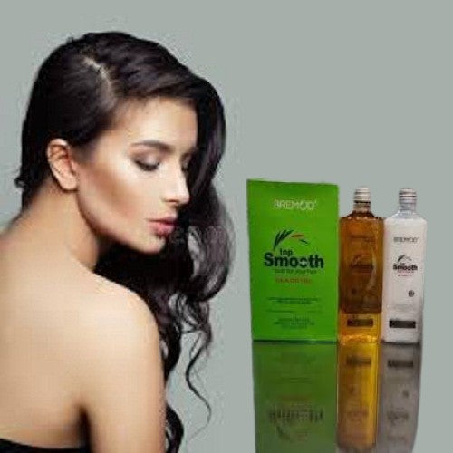 2 Pcs Bremod Top Smooth Black Hair Oil 500ml Bremod