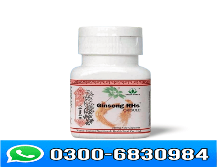 Green World Ginseng RHS 30 Capsules Price in Pakistan
