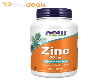 Now Zinc 50mg 250 Tablets in Pakistan