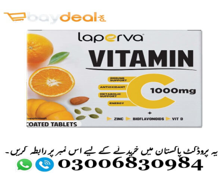 Laperva Vitamin C Plus Zinc Coated in Pakistan