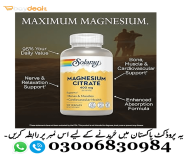 Solaray Magnesium Citrate 400mg In Pakistan