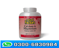 Natural Factors Calcium & Magnesium Citrate with D3 Price in Pakistan