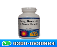 Natural Factors Lung Bronchial & Sinus Health 90 Tablets in Pakistan