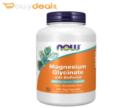 Now Magnesium Glycinate With Bioperine, 180 Veggie Capsules in Pakistan