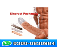 Penis Sleeve Reusable Condom Penis Extender With Ball in Pakistan
